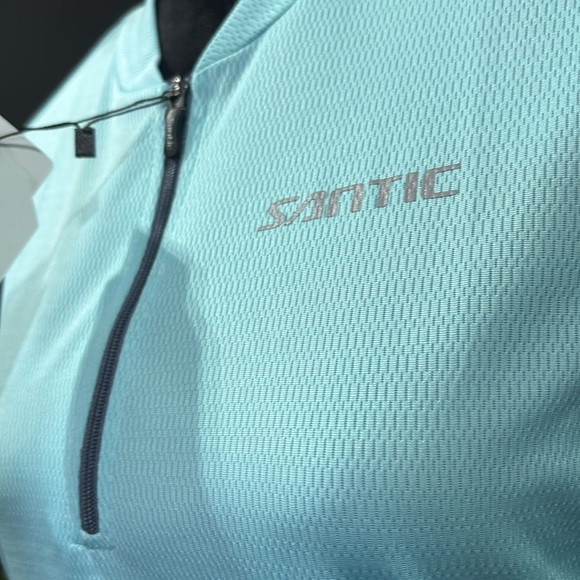 Santic Cycling,Running,hiking,1/4 zip pullover, elastic waist,3 back pocket - Picture 2 of 12